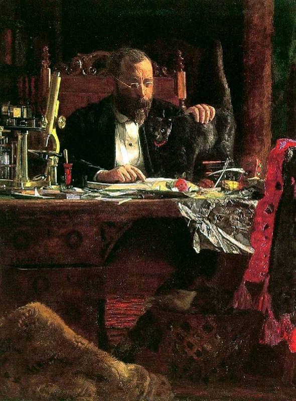 Thomas Eakins Portrait of Professor Benjamin H Rand Sweden oil painting art